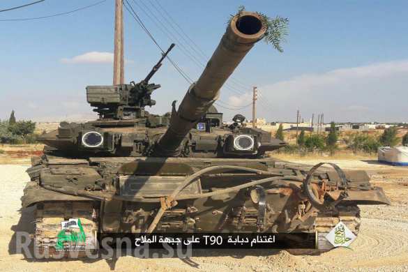 Джихадистите в Сирия плениха правителствен танк Т-90     
