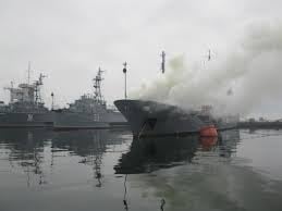 Огнен ад в румънски кораб на пристанище Русе - Запад