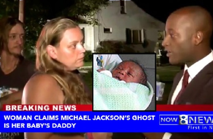 Бяла жена ражда чернокожо бебе, твърди, че духът на Майкъл Джексън я изнасилил