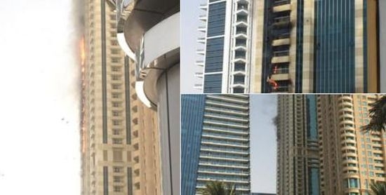 75-етажен небостъргач в Дубай е погълнат от дим и пламъци! (СНИМКИ/ВИДЕО)