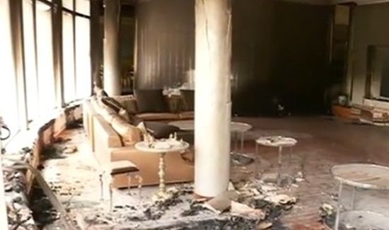 Какво остана от суперлуксозната резиденция на Баневи в Бояна, щетите са опустошителни! (СНИМКИ/ВИДЕО)