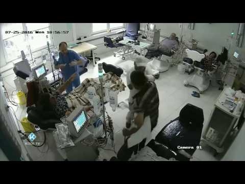 Албанец подпали пациентите на болница по време на хемодиализа (ВИДЕО 18+)