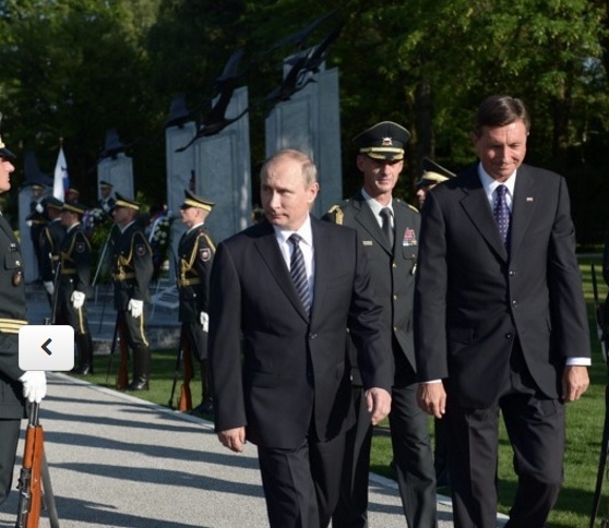 Путин откри мемориал на загинали руски войници в Словения