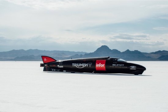 Най-бързият Triumph "лети" с 439 км/ч