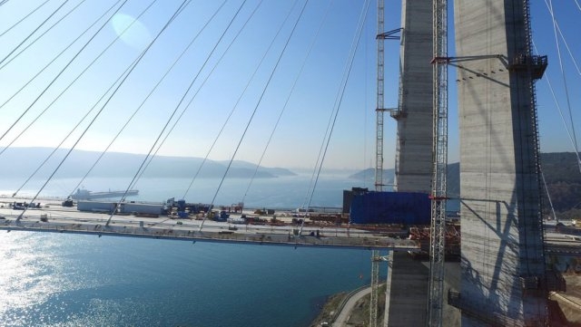 Ердоган реже лентата на най-високия висящ мост в света (СНИМКИ/ВИДЕО)