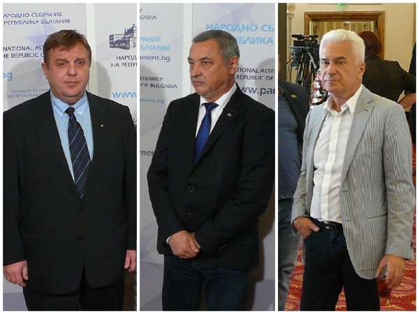 Симеонов, Сидеров и Каракачанов се прегърнаха, стават „Обединени патриоти”