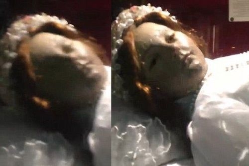 Възкресение? Дете светец, убито от баща си преди 300 години, мига на запис на туристи (ВИДЕО)