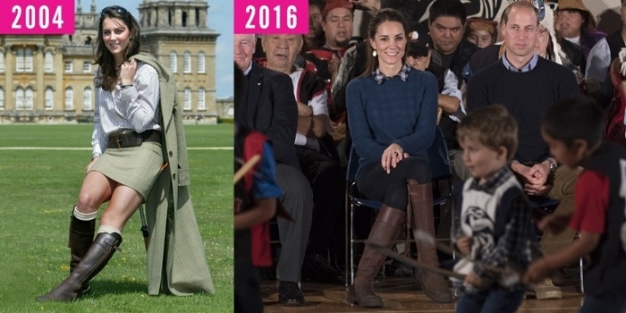 Кейт Мидълтън има милиони в сметката си и безпогрешен моден стил! Въпреки това, носи тези ботуши 12 години... (СНИМКИ) 