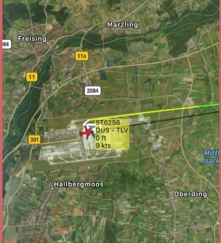 Нов екшън в небето: Самолет за Тел Авив кацна аварийно в Мюнхен