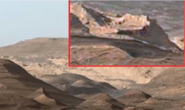 „Кюриосити” засне крепост на извънземни на Марс и избухна нечуван спор (СНИМКИ/ВИДЕО)