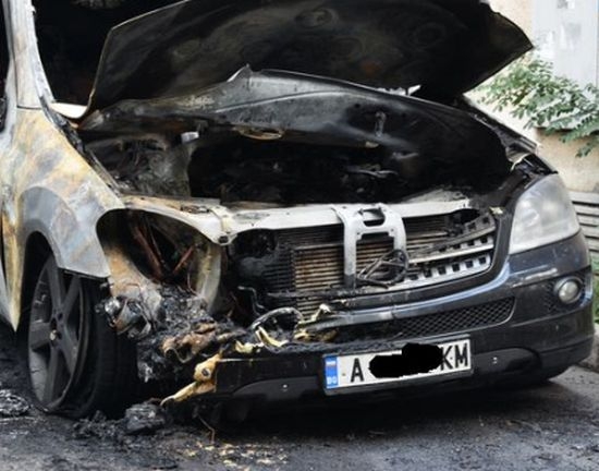Опит за сплашване! Подпалиха тузарския джип на бургаски бизнесмен (СНИМКИ)