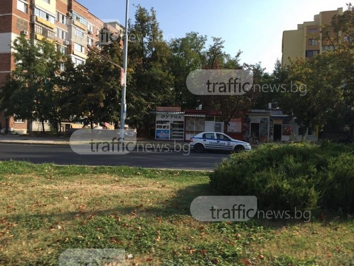 Какво правят тези полицаи в Пловдив? Дебнат нарушители или са спрели за баничка? (СНИМКИ) 