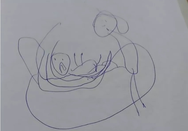 5-годишно дете рисуваше постоянно, но когато се вгледаха в картините му, видяха нещо ужасно (СНИМКИ 18 +)