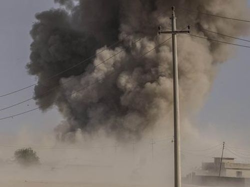 Коалицията на САЩ взриви траурна процесия в иракския град Дакук (ВИДЕО 18+)