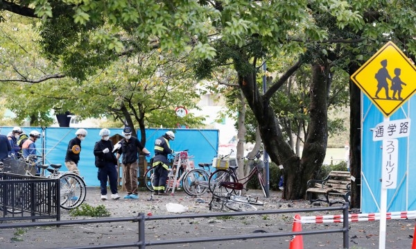 Касапница в Япония, взриви се пенсионер - камикадзе (СНИМКИ/ВИДЕО)
