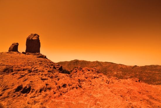 Живот на Марс: Топло езеро с условия за живот е имало на Червената планета 