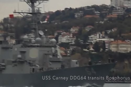 Кораб от американската ПРО пусна котва в Констанца