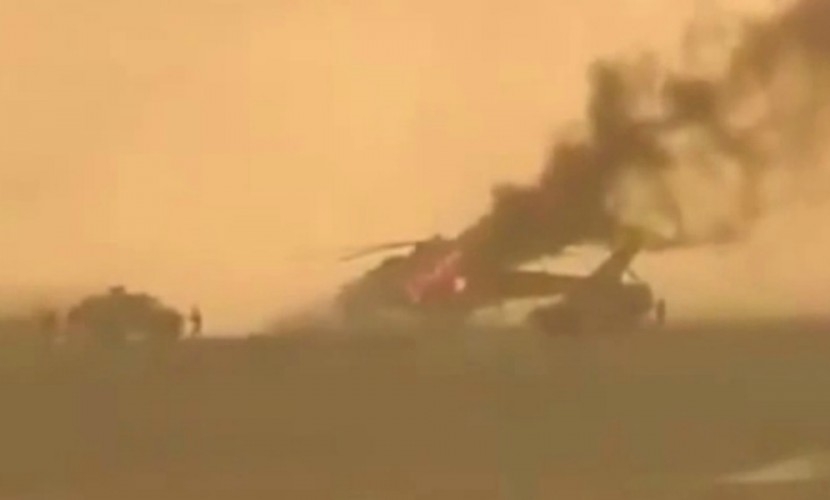 Кошмар в небето! „Ислямска държава” взриви руски хеликоптер край Палмира (ВИДЕО)