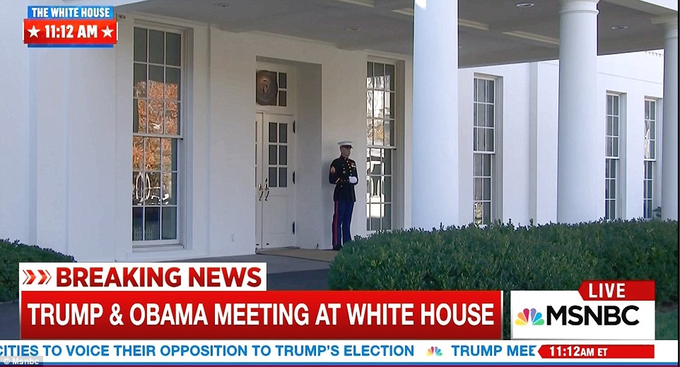 Тръмп е в Белия дом! Обама протегна приятелска ръка на своя приемник (НА ЖИВО/СНИМКИ)