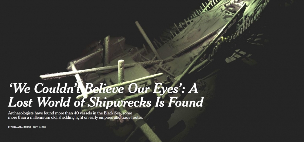 „Ню Йорк таймс”: Не вярваме на очите си! Археологията направи удар в Черно море край България (СНИМКА)