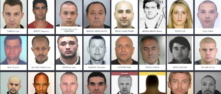 Разкриха ги! Вижте кои са най-издирваните опасни престъпници-бегълци в Европа
