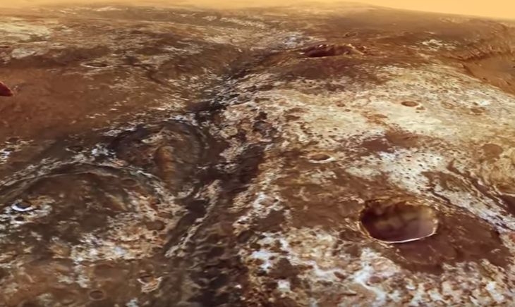ESA показа най-голямата марсианска долина (ВИДЕО) 
