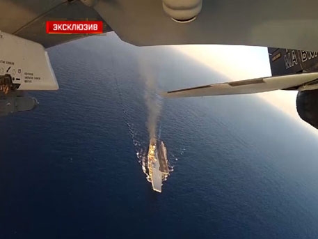 Спиращи дъха КАДРИ на бойните излитания от „Адмирал Кузнецов”