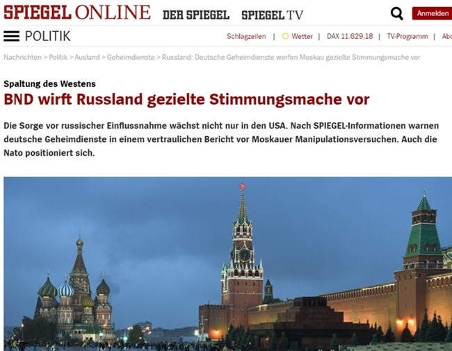 Таен доклад на германското разузнаване хвърли бомба с откритието за Русия (ФАКСИМИЛИЕ)
