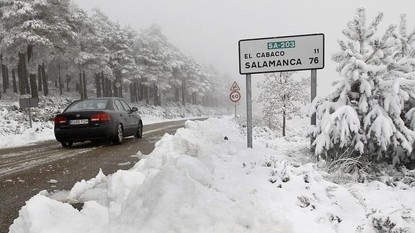 Арктическа зима вледени Испания