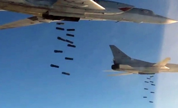 Руските ВКС изпепелиха обекти на ИД в Сирия (ВИДЕО)