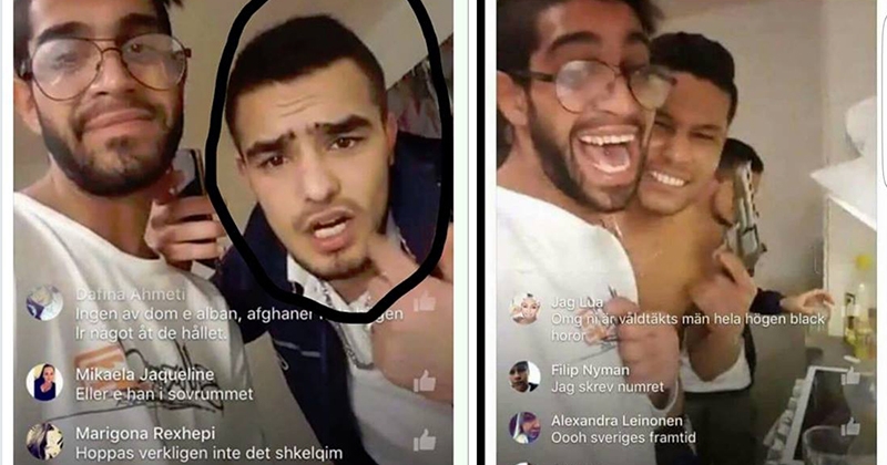 Ужасяващи подробности от Стокхолм: Трима афганистанци се гаврили с шведка и се хилели във Фейсбук: Току-що те изнасилихме. Трима срещу един - ха-ха-ха" (СНИМКИ/ВИДЕО 18+)