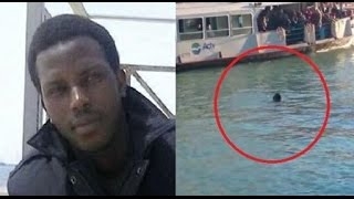Ужасия! Бежанец се дави във Венеция, италианците го обиждат и го пращат обратно в Африка (ВИДЕО)