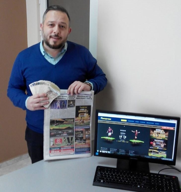 „Еврофутбол": Бенко Бенков от Велико Търново извади късмет и прибра 5000 лева