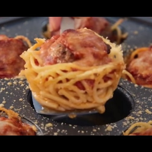 Спагети под формата на мъфини - такава вкусотия не сте опитвали никога