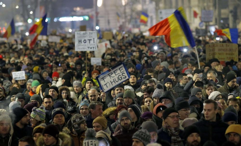 Антиправителствените протести продължиха в Румъния
