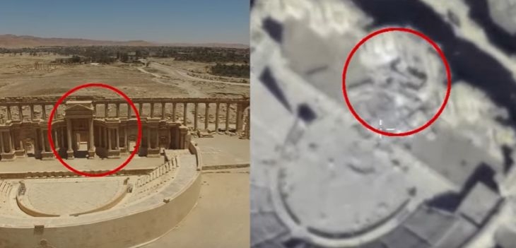 Ново ВИДЕО показва опустошената Палмира след набезите на "Ислямска държава" (ВИДЕО)