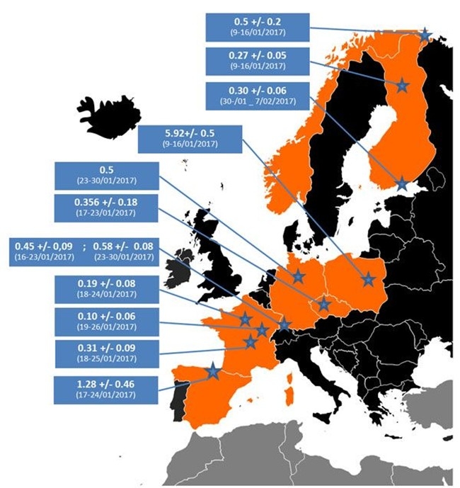 Страх скова Европа! Засякоха странна радиация над континента! (КАРТА)