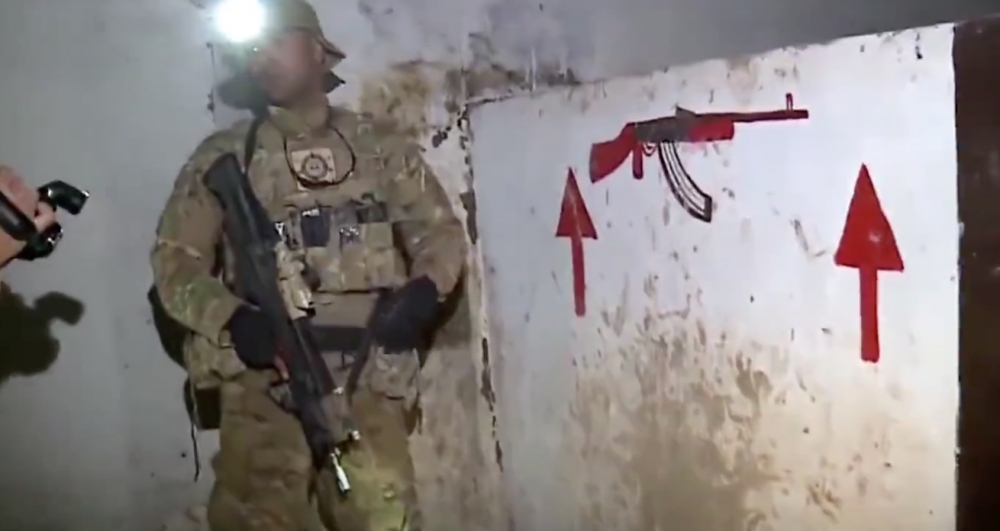 Иракски военни се натъкнаха на подземна тренировъчна база на „Ислямска държава” (СНИМКИ)