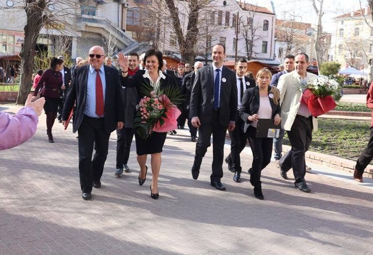 Корнелия Нинова недоволна от отговора на Борисов за Ердоган, отправи от Хасково мрачно предупреждение 