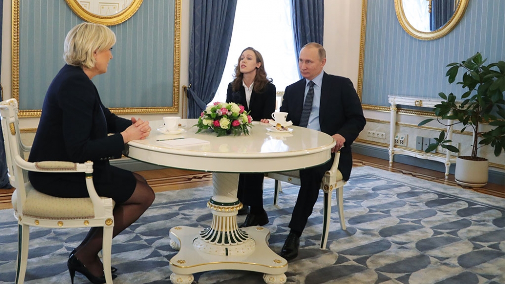 Историческа среща! Путин разговаря за първи път с Марин Льо Пен, ето какво се случи (ВИДЕО)