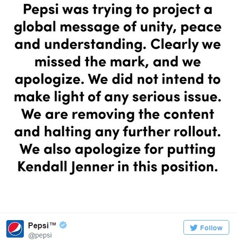 Грандиозен скандал заради реклама на "Пепси" с Кендъл Дженър (СНИМКИ)