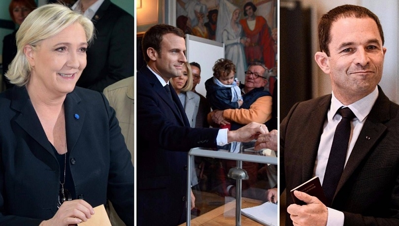 Първи частични резултати за изборите във Франция, разликата между четиримата в челото е драматично малка! (ВИДЕО)