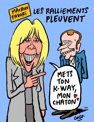 "Шарли Ебдо" се подигра на Макрон и съпругата му Бриджит (СНИМКА)