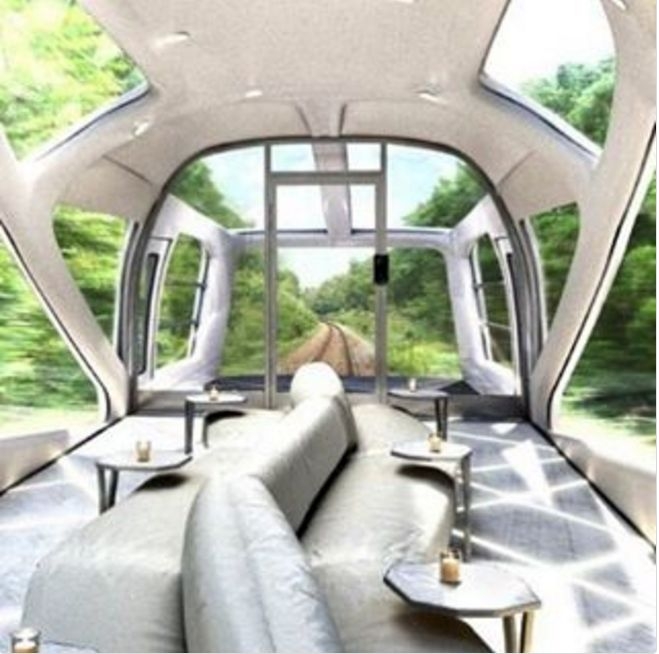 Вижте как изглежда отвътре най-луксозният влак в света (СНИМКИ)