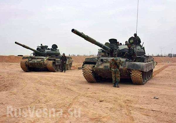 Руската авиация и сирийските танкове в денонощни боеве смазали терористите край Палмира   