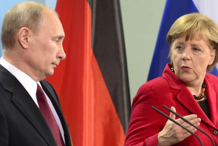 Путин звънна на Меркел и на немски ѝ пожела крепко здраве