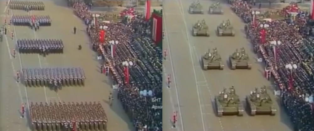Няма нужда от коментар! Паралел между днешния парад и парада "13 века България" през 1981 година (ВИДЕО) 