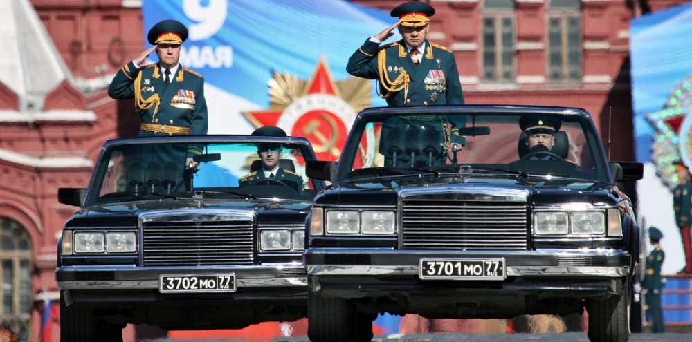 Автомобилът на командващия парада на Червения площад (СНИМКИ/ВИДЕО)