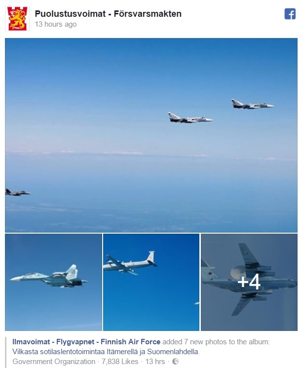 Пак напрежение над Балтика: Изтребители от 3 държави излетяха да пресрещнат руски стратегически ракетоносци Ту-160 и шпионски самолет А-50