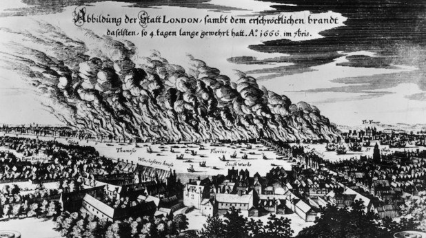 Големият лондонски пожар от 1666 година - най-разрушителното огнено бедствие в света